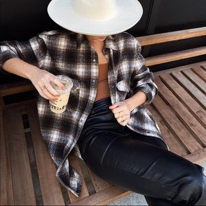 ShopStarlow Shacket - Brown - Mocha Tones